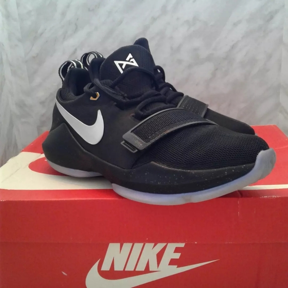 NIKE PG 1 TS PROTOTYPE (GS) BLACK/MULTI 918215-099 Size 5Y womens sz 6.5 - Picture 5 of 8